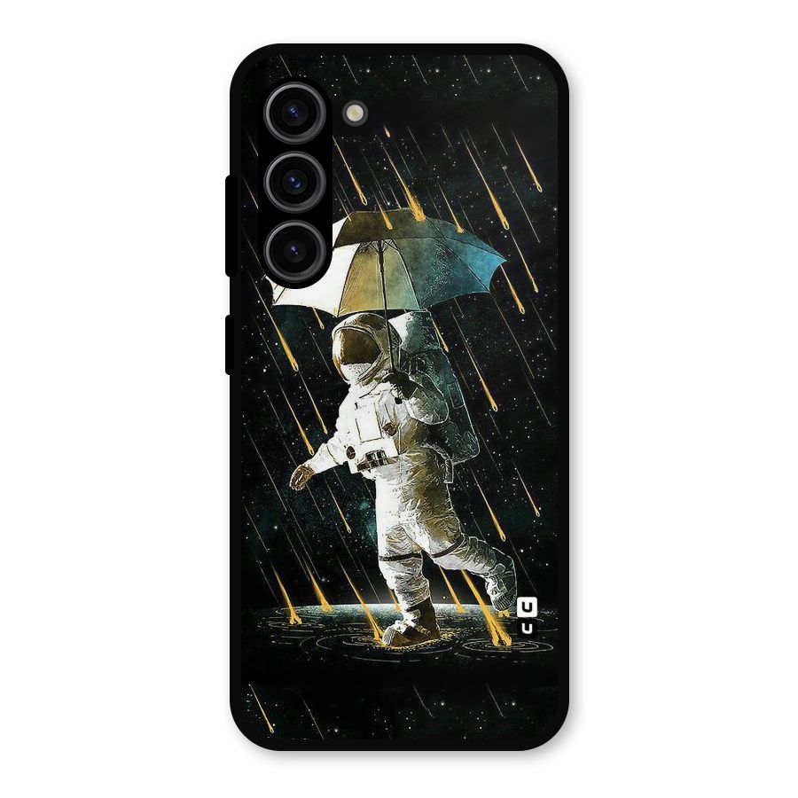 Rain Spaceman Metal Back Case for Galaxy S23