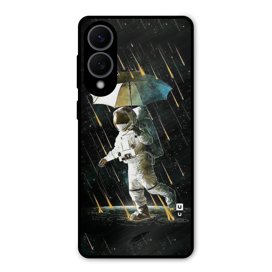 Rain Spaceman Metal Back Case for Galaxy S25 Edge