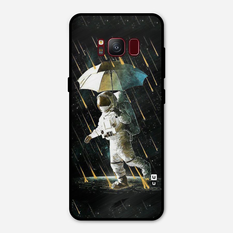 Rain Spaceman Metal Back Case for Galaxy S8