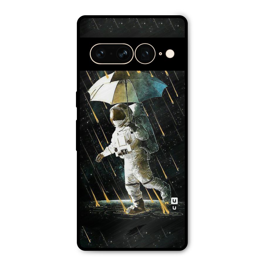 Rain Spaceman Metal Back Case for Google Pixel 7 Pro