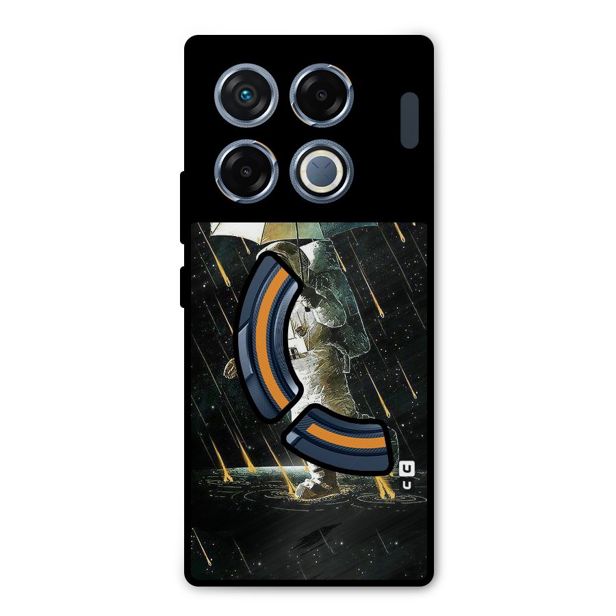 Rain Spaceman Metal Back Case for Infinix GT 20 Pro