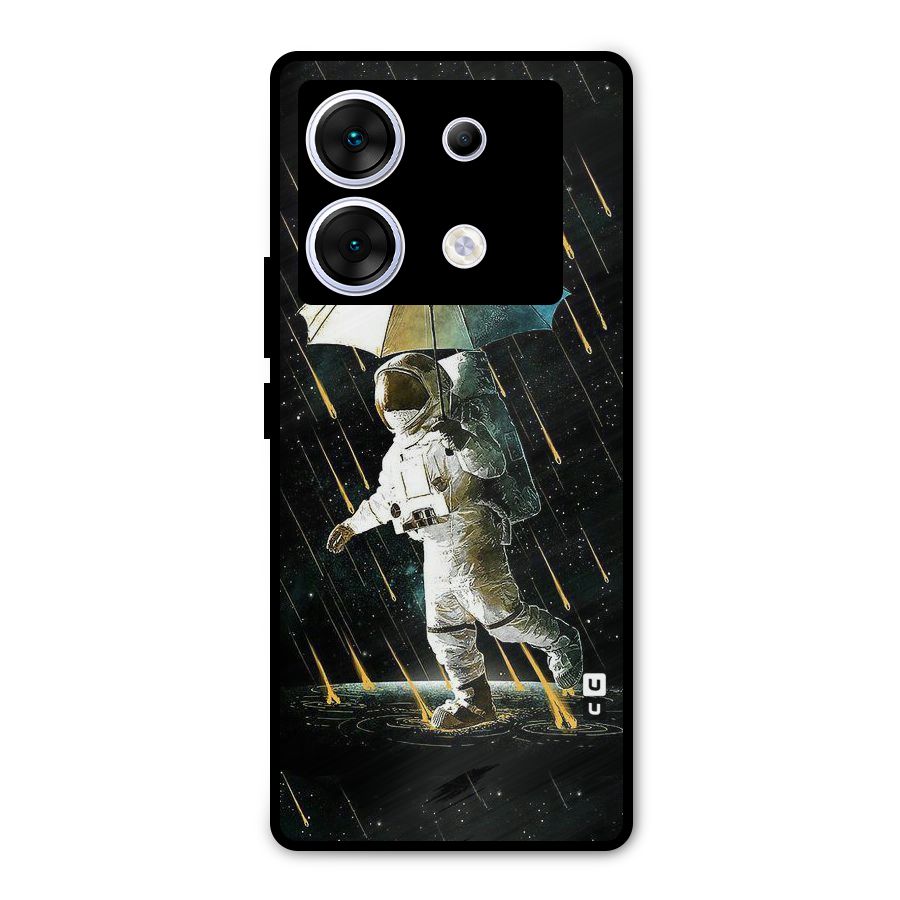 Rain Spaceman Metal Back Case for Infinix Zero 30 5G