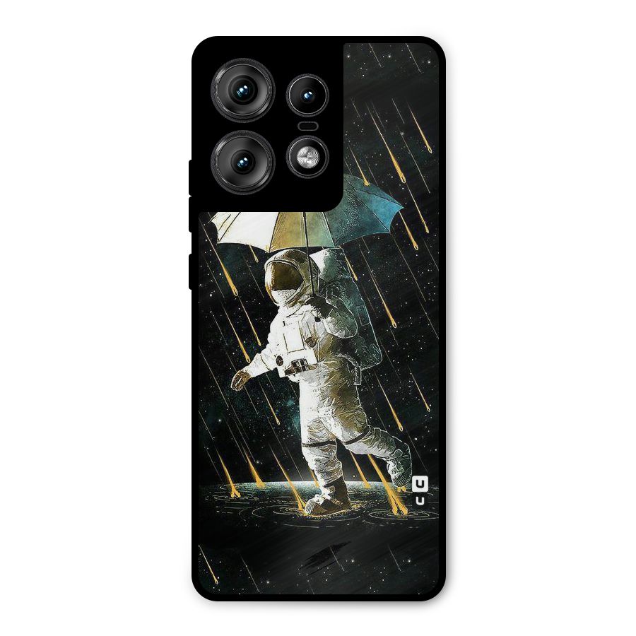 Rain Spaceman Metal Back Case for Motorola Edge 50 Pro