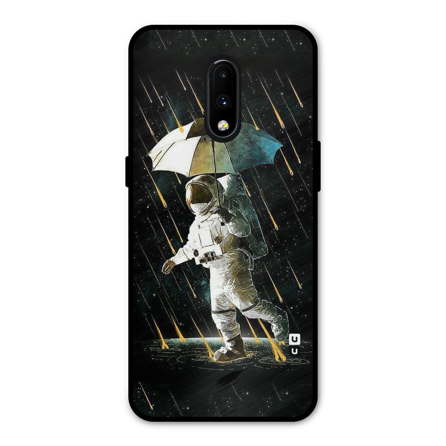 Rain Spaceman Metal Back Case for OnePlus 7