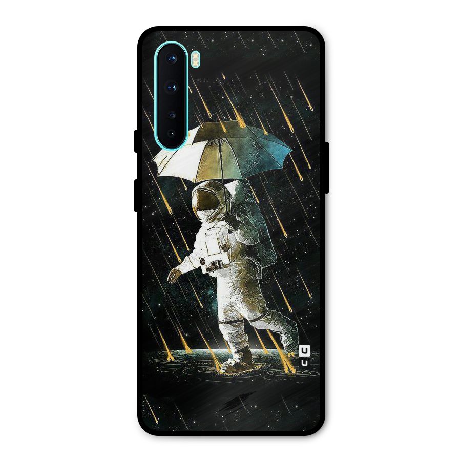 Rain Spaceman Metal Back Case for OnePlus Nord