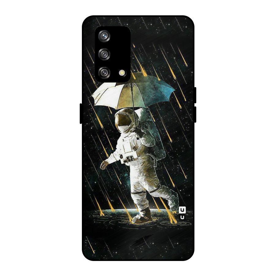 Rain Spaceman Metal Back Case for Oppo F19s