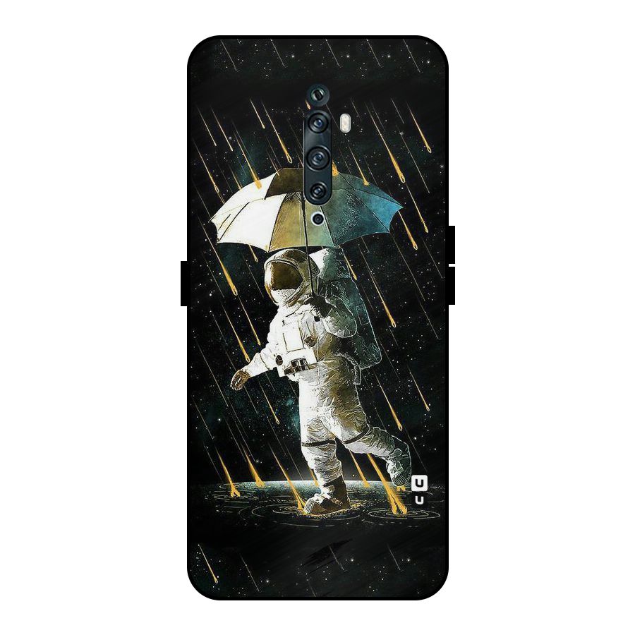Rain Spaceman Metal Back Case for Oppo Reno2 Z