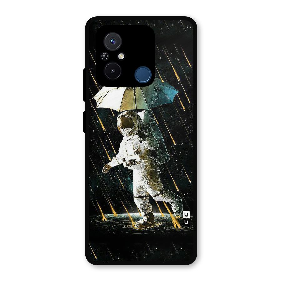 Rain Spaceman Metal Back Case for Poco C55