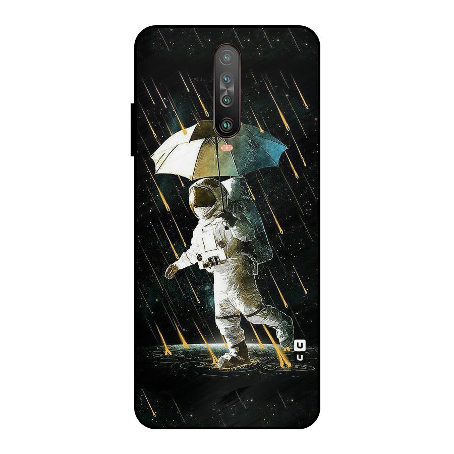 Rain Spaceman Metal Back Case for Poco X2