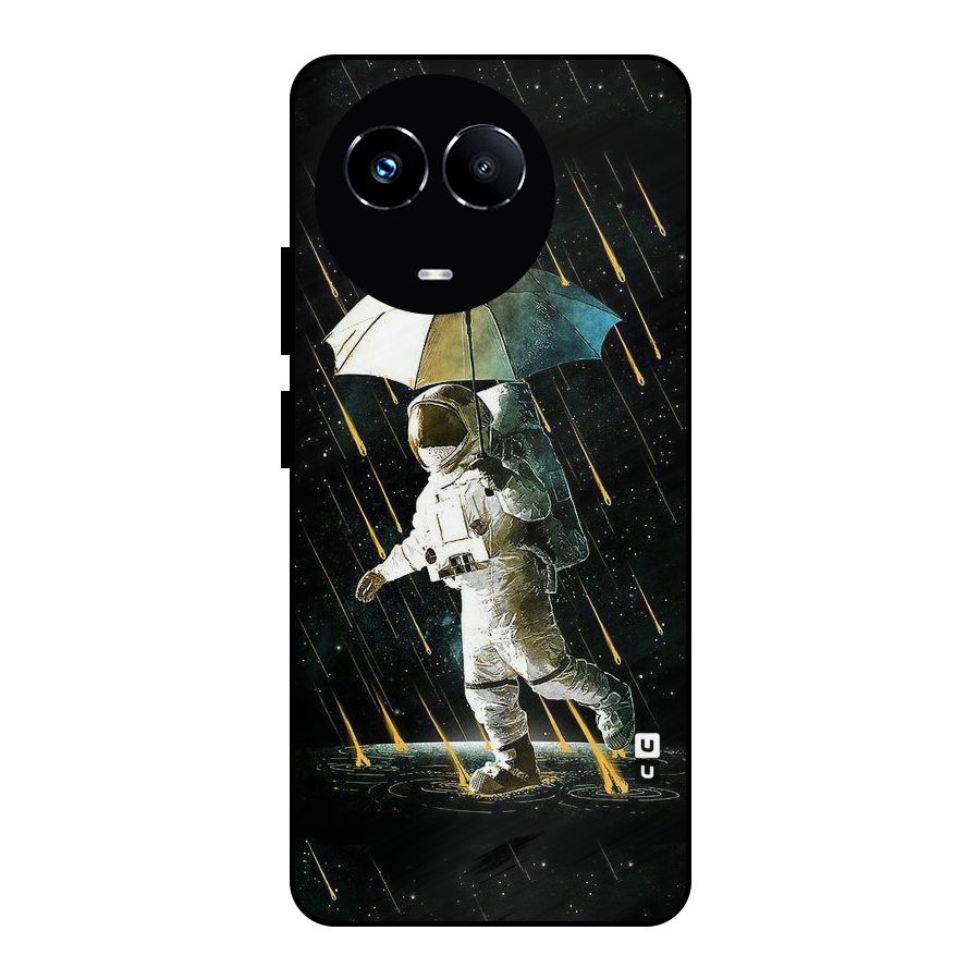 Rain Spaceman Metal Back Case for Realme 11X