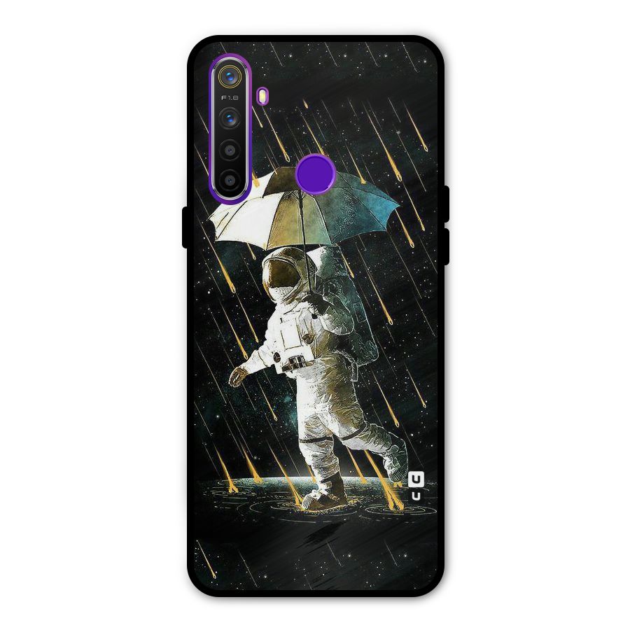Rain Spaceman Metal Back Case for Realme 5