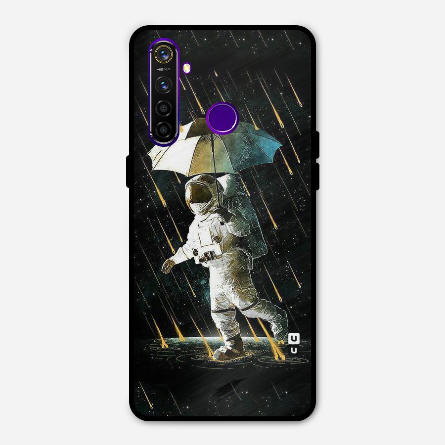 Rain Spaceman Metal Back Case for Realme 5 Pro