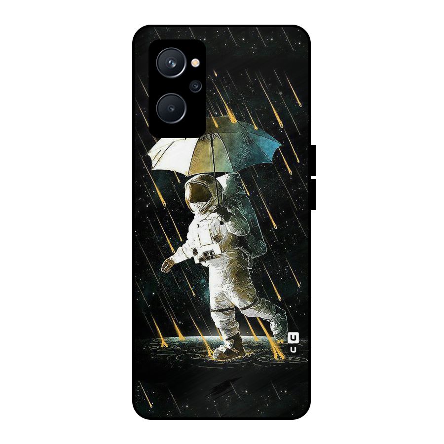 Rain Spaceman Metal Back Case for Realme 9i 5G