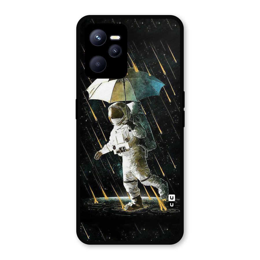 Rain Spaceman Metal Back Case for Realme C35