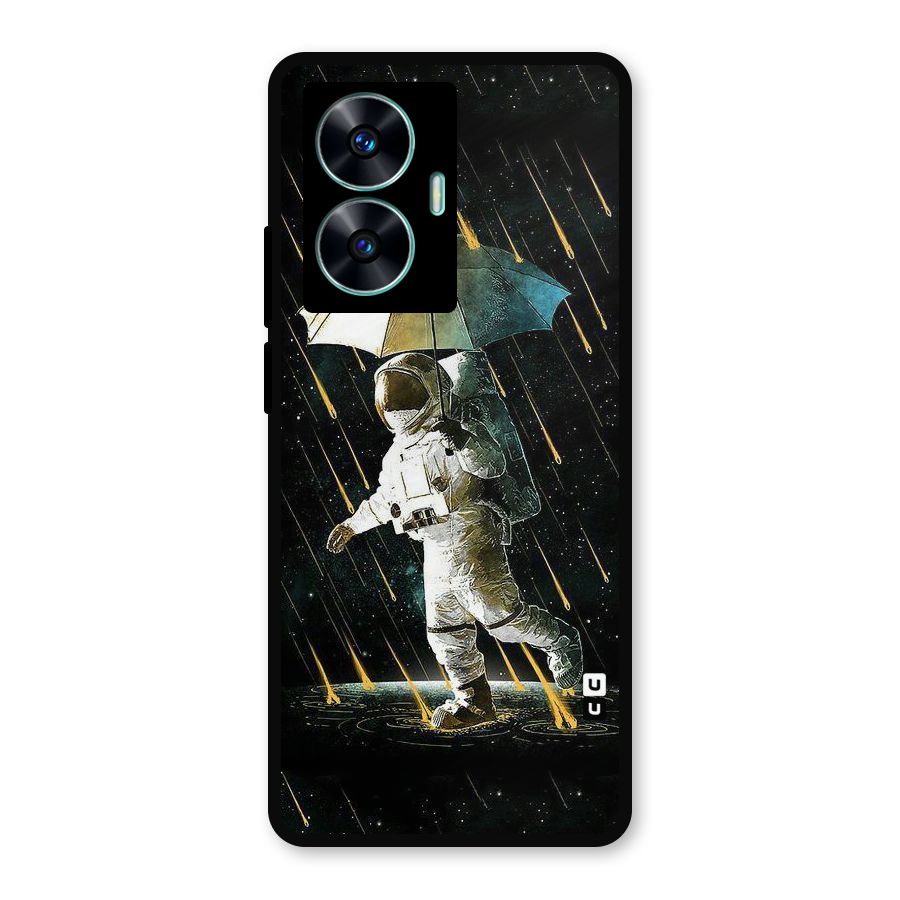 Rain Spaceman Metal Back Case for Realme Narzo N55