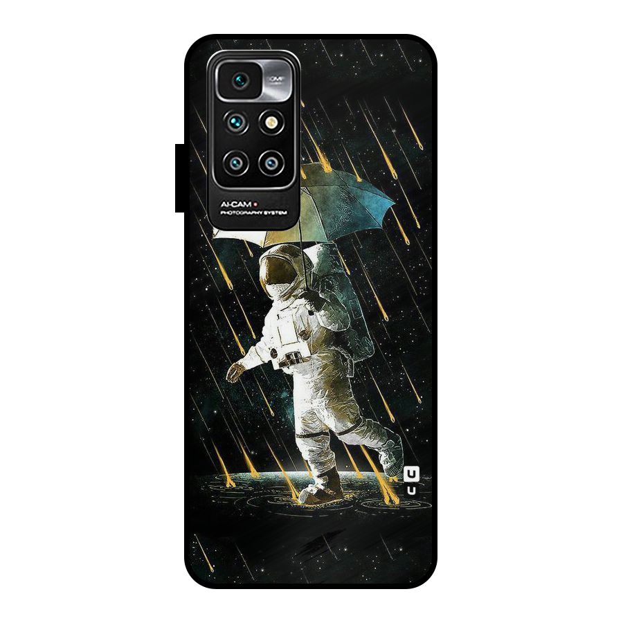 Rain Spaceman Metal Back Case for Redmi 10 Prime
