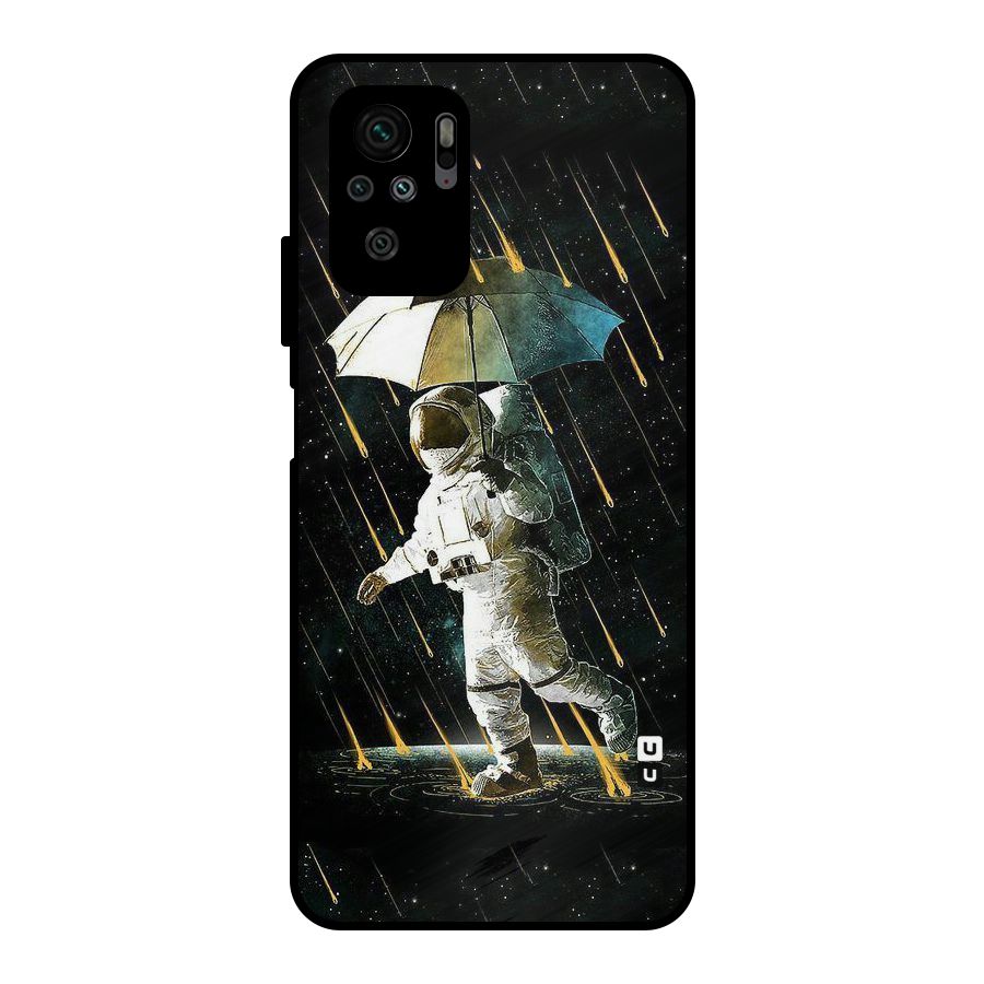 Rain Spaceman Metal Back Case for Redmi Note 10S