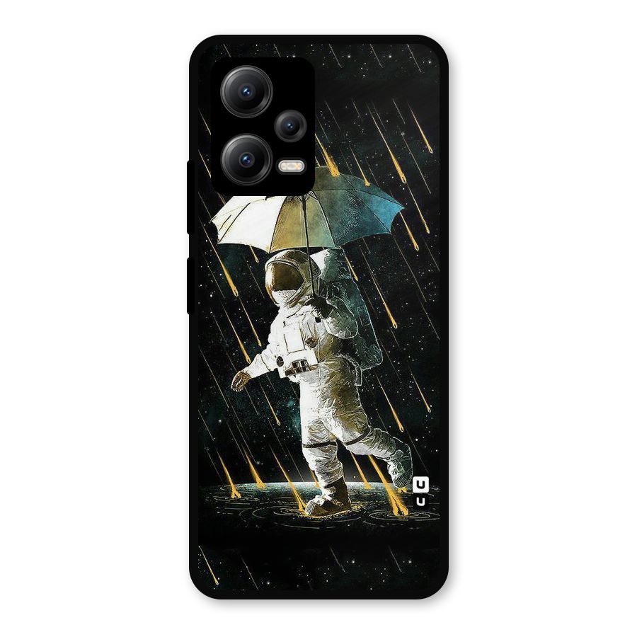 Rain Spaceman Metal Back Case for Redmi Note 12 5G