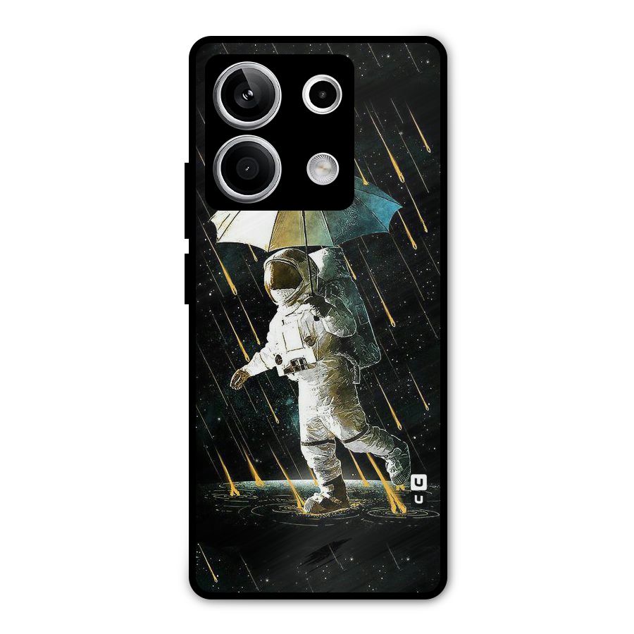Rain Spaceman Metal Back Case for Redmi Note 13 5G