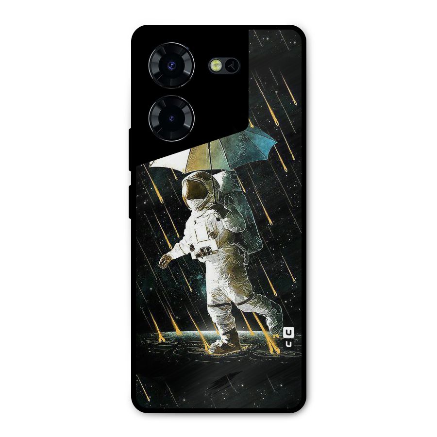 Rain Spaceman Metal Back Case for Tecno Pova 5 Pro 5G