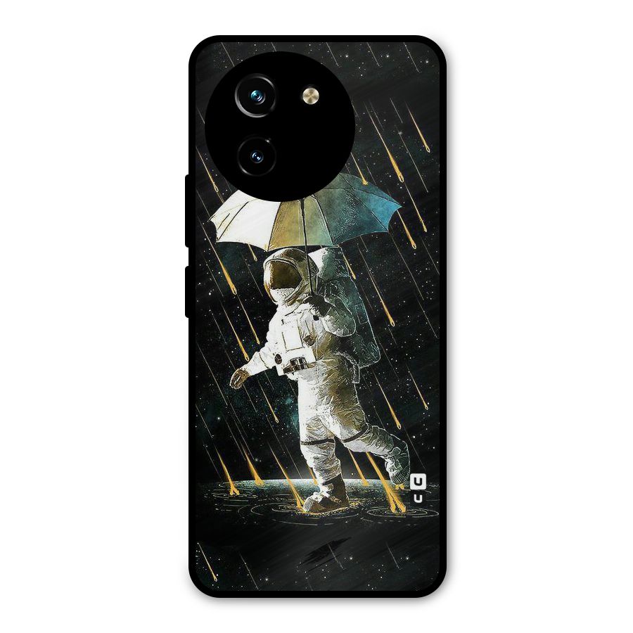 Rain Spaceman Metal Back Case for Vivo T3x
