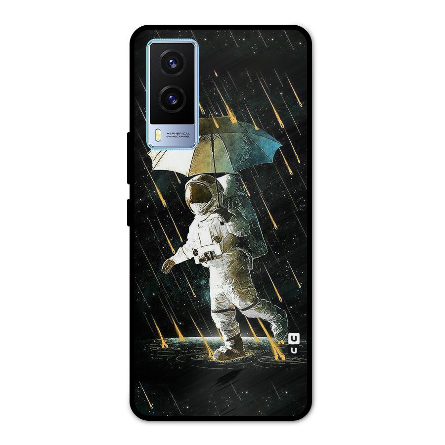 Rain Spaceman Metal Back Case for Vivo V21e 5G