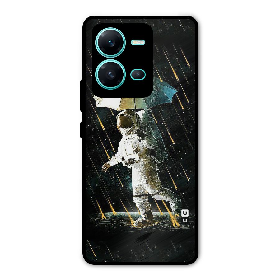 Rain Spaceman Metal Back Case for Vivo V25
