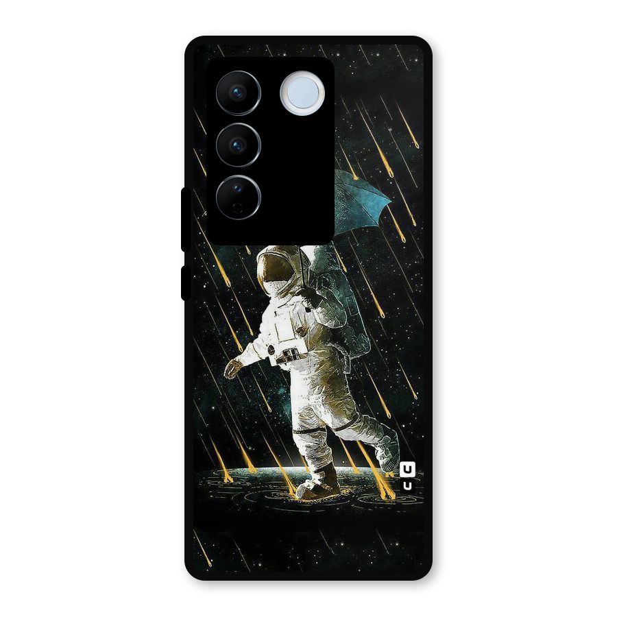 Rain Spaceman Metal Back Case for Vivo V27