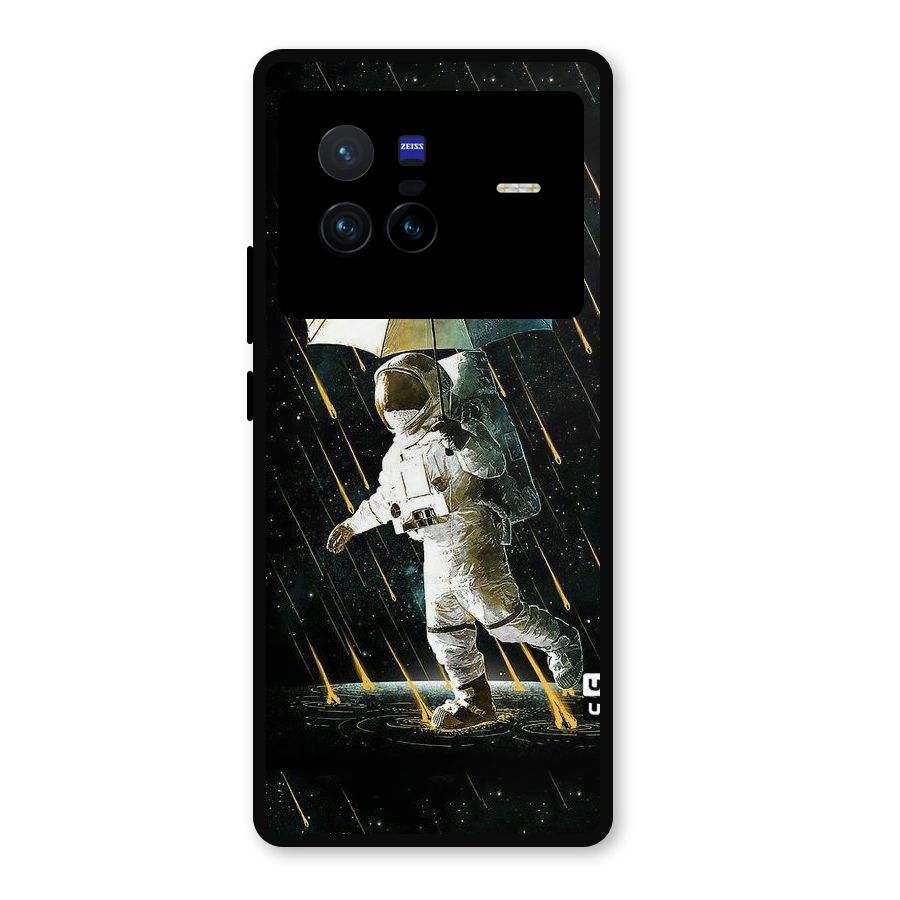Rain Spaceman Metal Back Case for Vivo X80