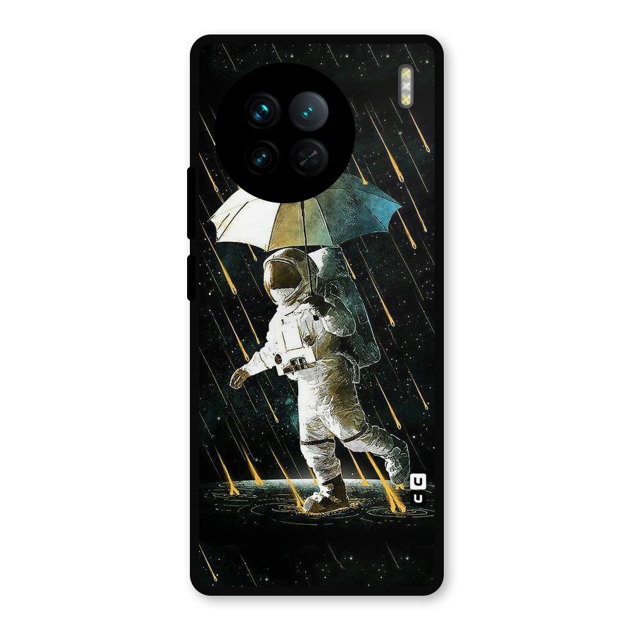 Rain Spaceman Metal Back Case for Vivo X90