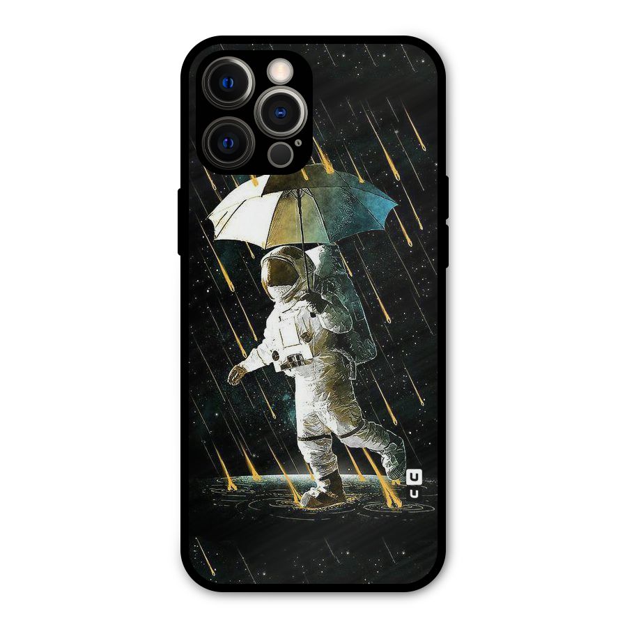 Rain Spaceman Metal Back Case for iPhone 12 Pro Max