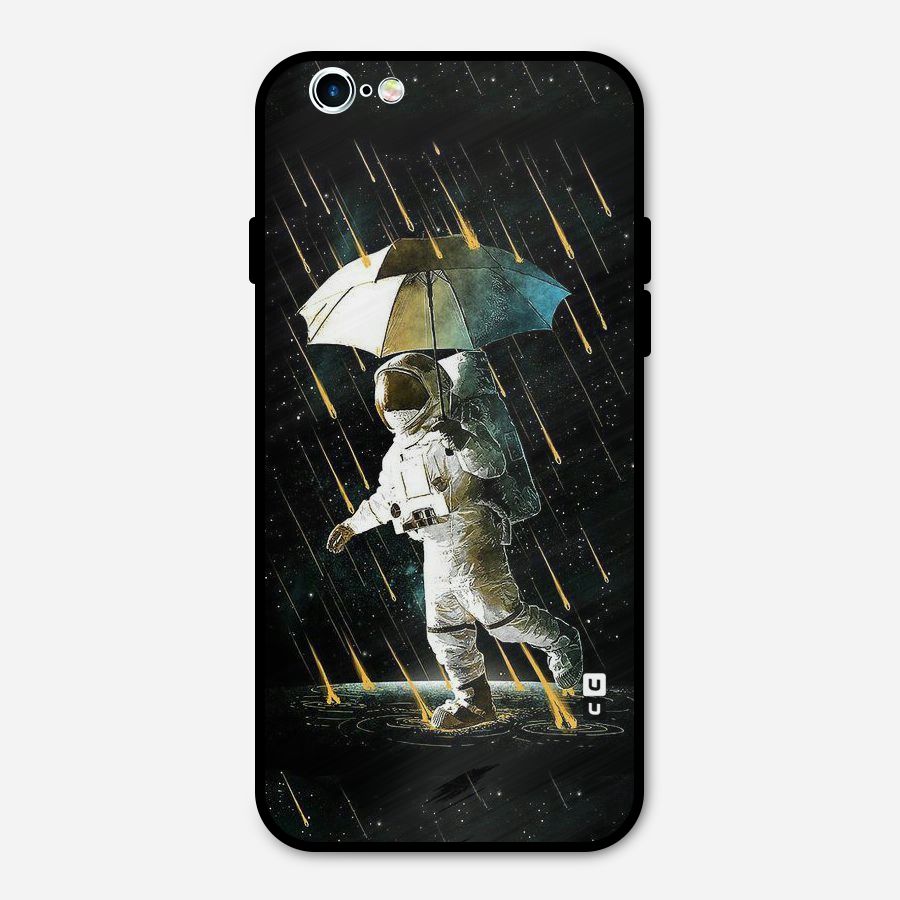 Rain Spaceman Metal Back Case for iPhone 6 6s