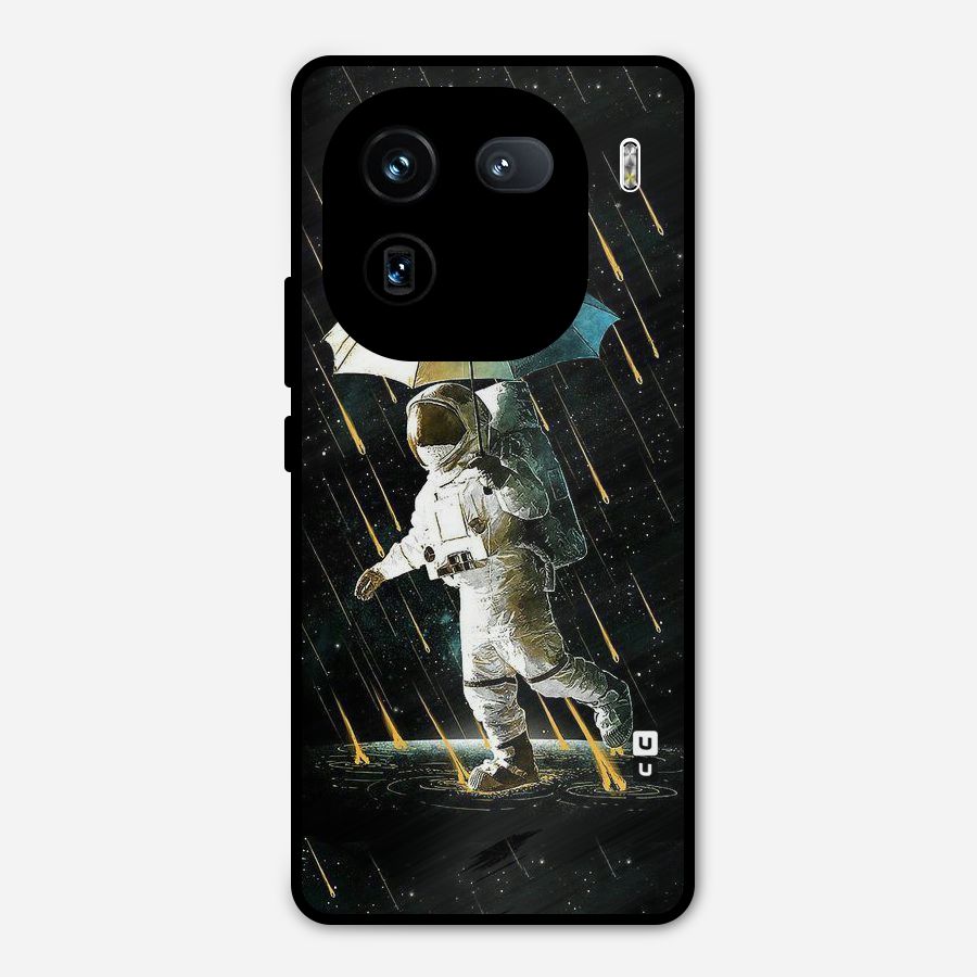 Rain Spaceman Metal Back Case for iQOO 12