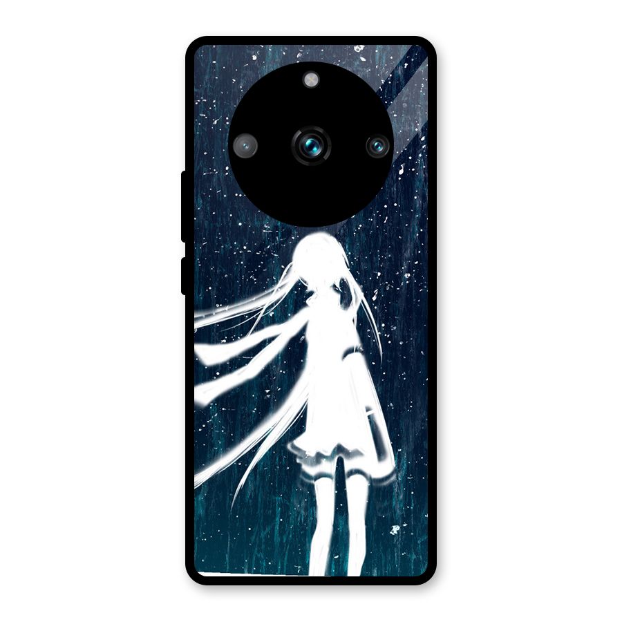 Rain White Girl Glass Back Case for Realme 11 Pro Plus
