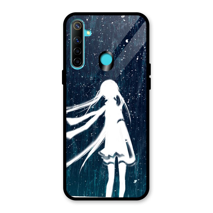 Rain White Girl Glass Back Case for Realme Narzo 10