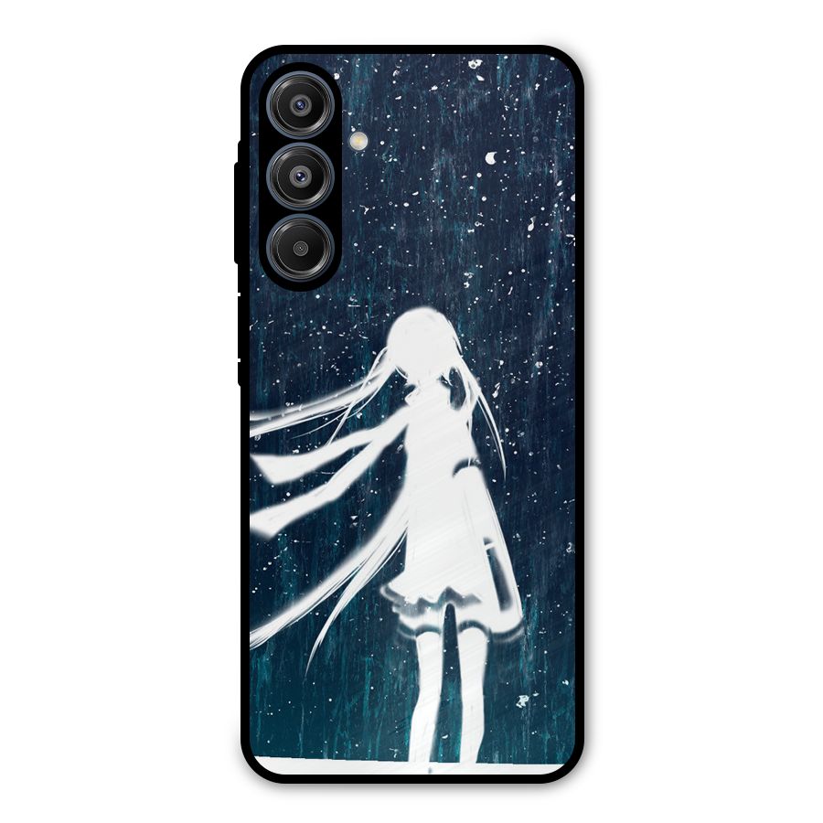 Rain White Girl Metal Back Case for Galaxy A16 5G