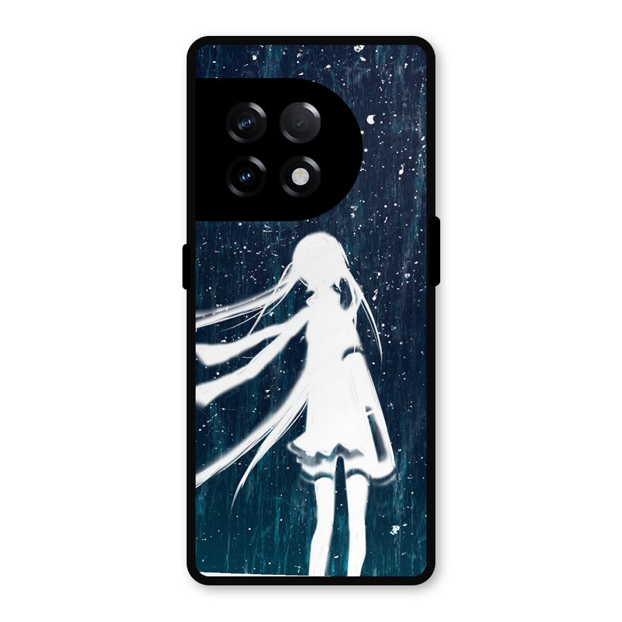 Rain White Girl Metal Back Case for OnePlus 11R
