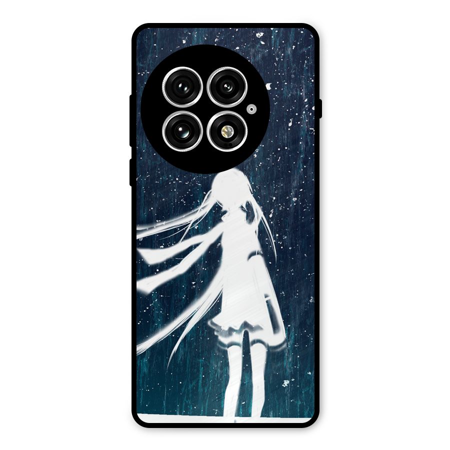Rain White Girl Metal Back Case for OnePlus 13