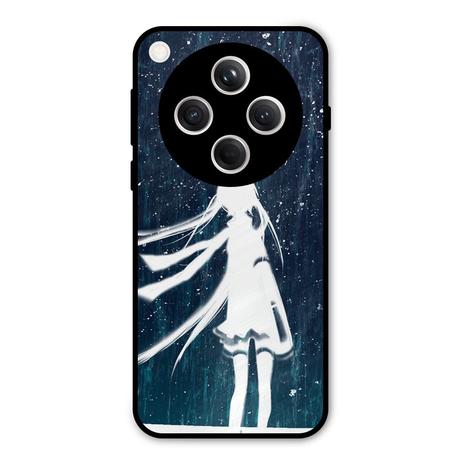 Rain White Girl Metal Back Case for Oppo Find X8