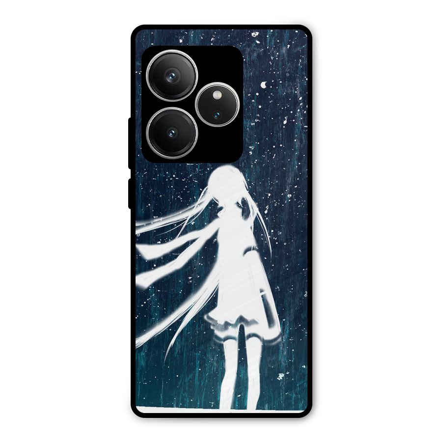 Rain White Girl Metal Back Case for Realme GT 6