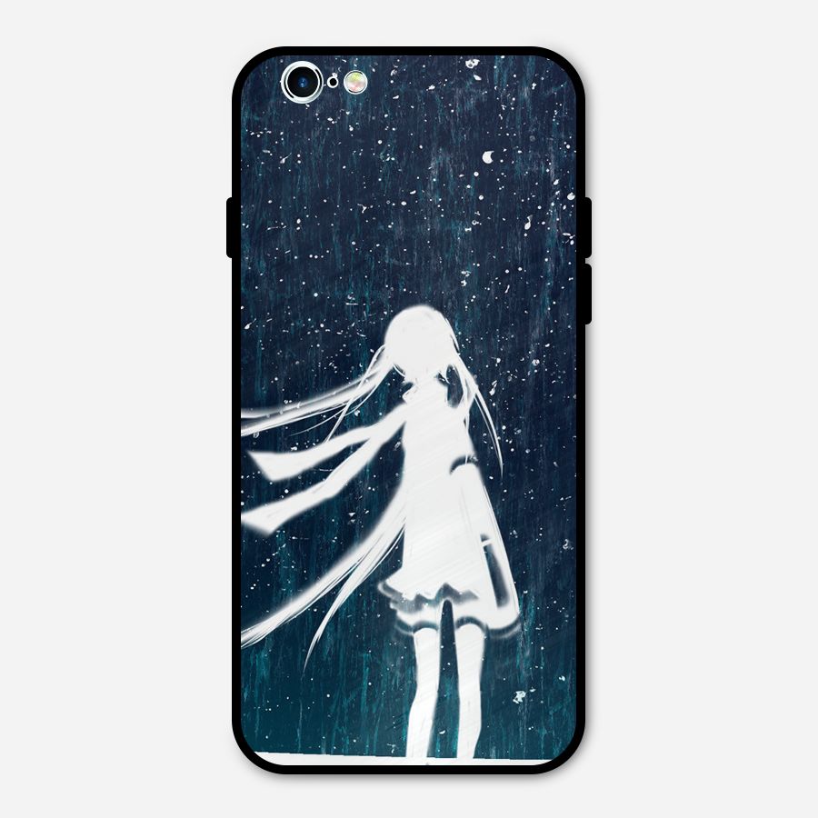 Rain White Girl Metal Back Case for iPhone 6 6s