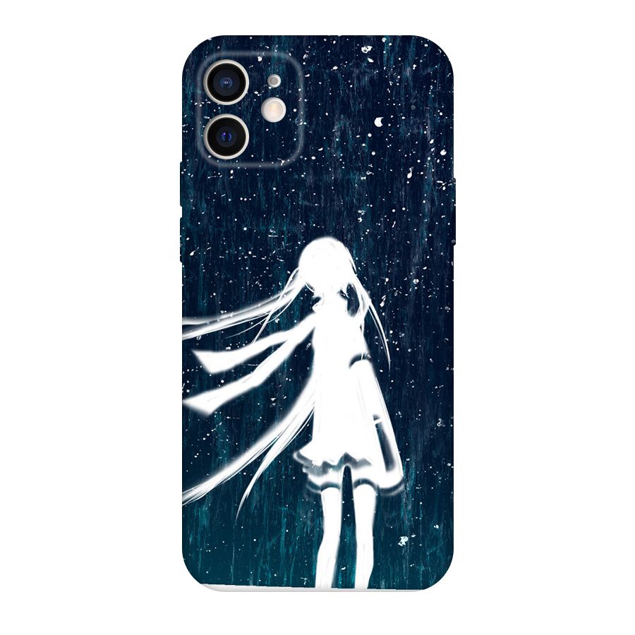 Rain White Girl Original Polycarbonate Back Case for iPhone 12