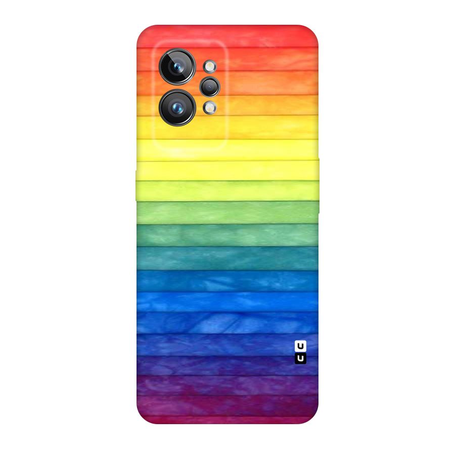 Rainbow Colors Stripes Original Polycarbonate Back Case for Realme GT2 Pro