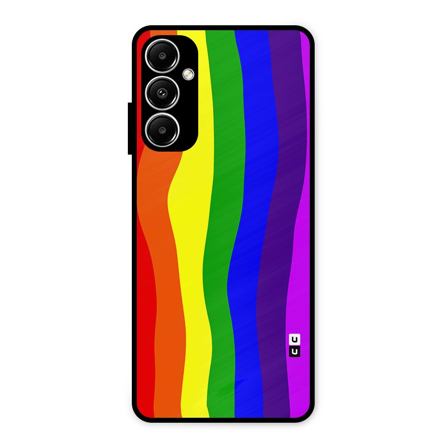 Rainbow Curves Metal Back Case for Galaxy A05s