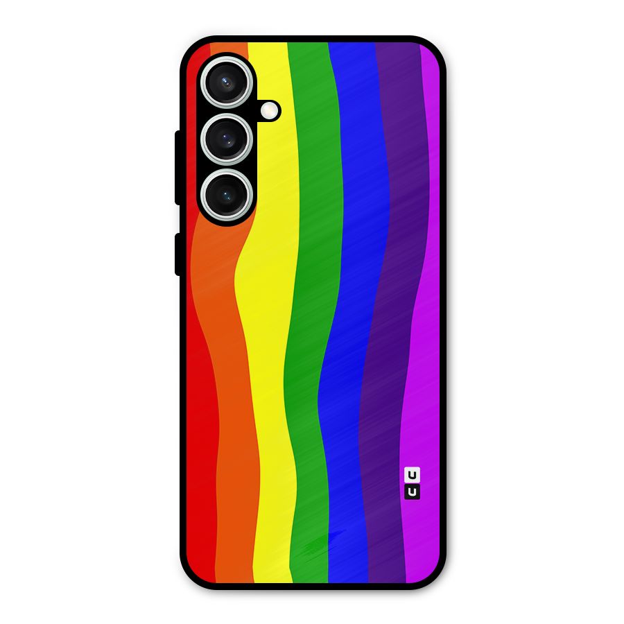 Rainbow Curves Metal Back Case for Galaxy S23 FE