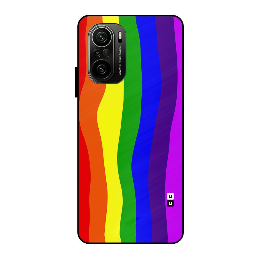 Rainbow Curves Metal Back Case for Mi 11x