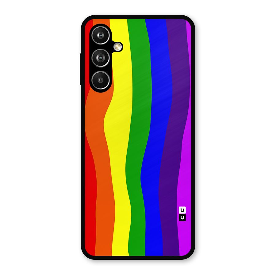 Rainbow Curves Metal Back Case for Samsung Galaxy M54