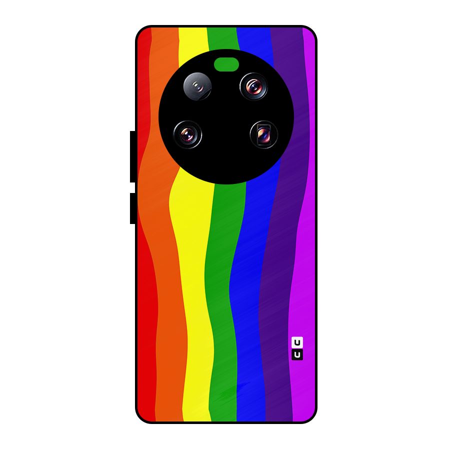 Rainbow Curves Metal Back Case for Xiaomi 13 Ultra