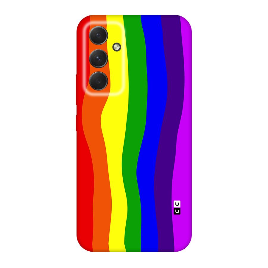 Rainbow Curves Original Polycarbonate Back Case for Galaxy A54