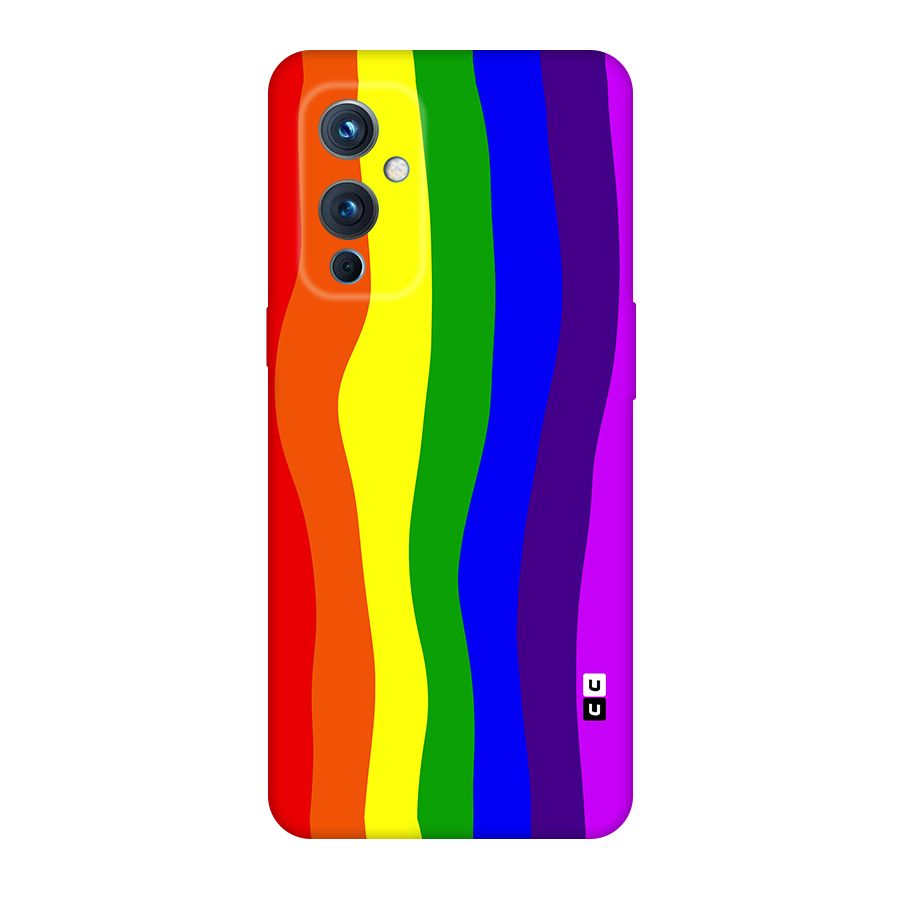 Rainbow Curves Original Polycarbonate Back Case for OnePlus 9